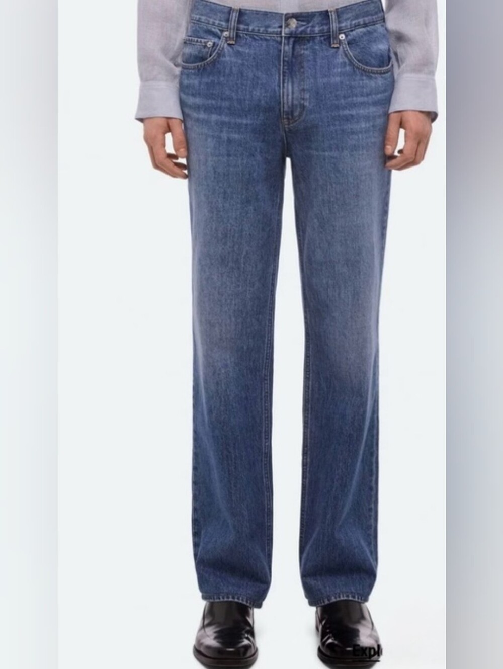 Helmut Lang Men's Classic Blue Relaxed Wardrobe Jean Sz 28 NWT